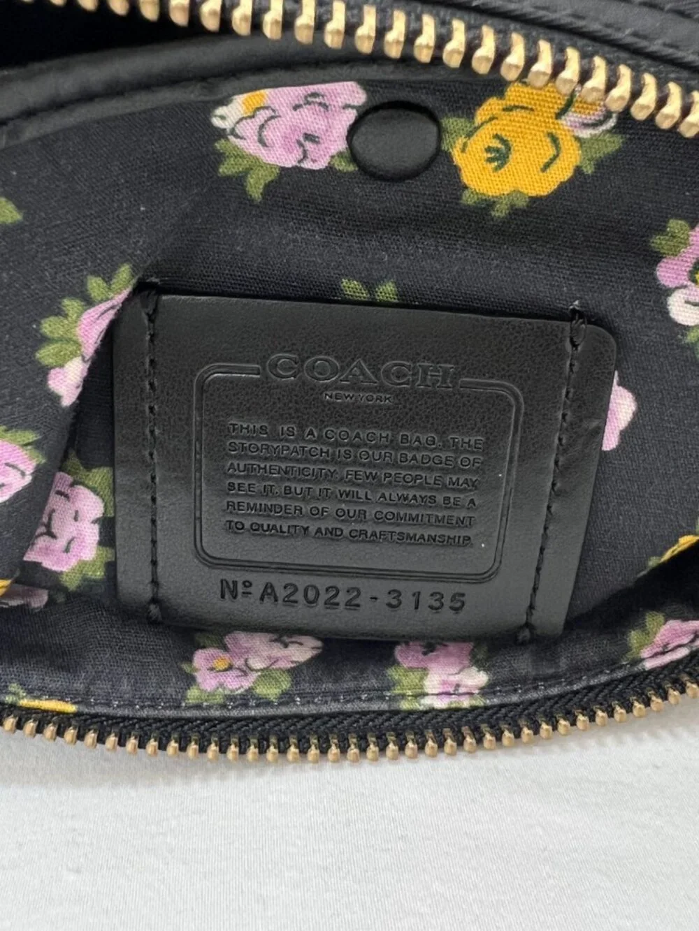 Coach Black Nylon Cargo Shoulder Bag in Style 3135